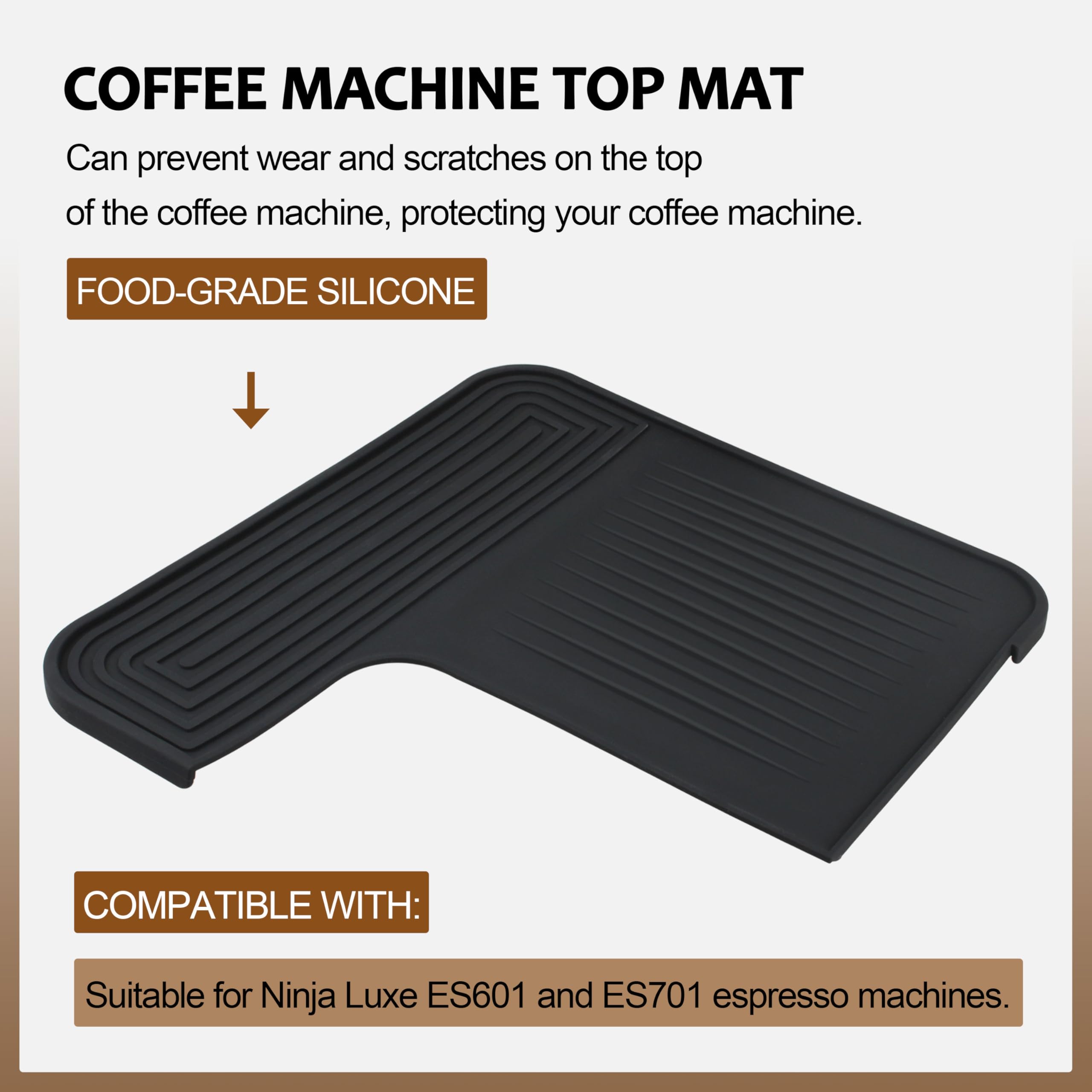 131763310 Ninja Luxe top mat keeps surface clean during use.