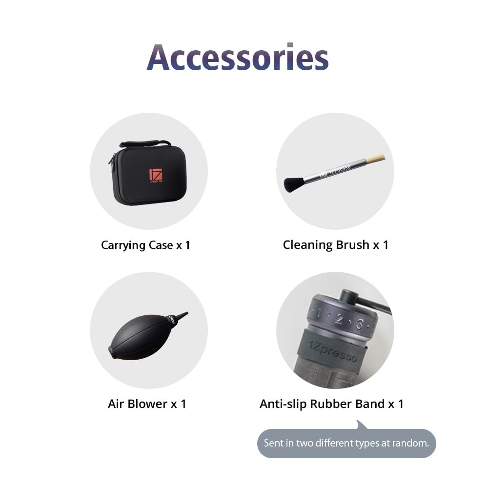 1Zpresso K-Ultra silver body with durable build for everyday use.