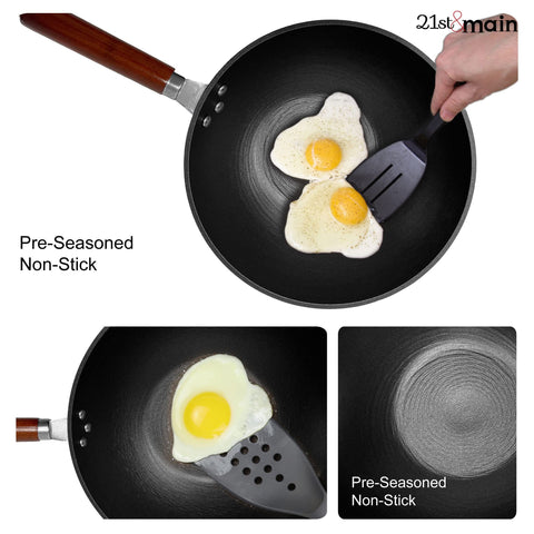 21st and Main induction-compatible wok for versatile stoves