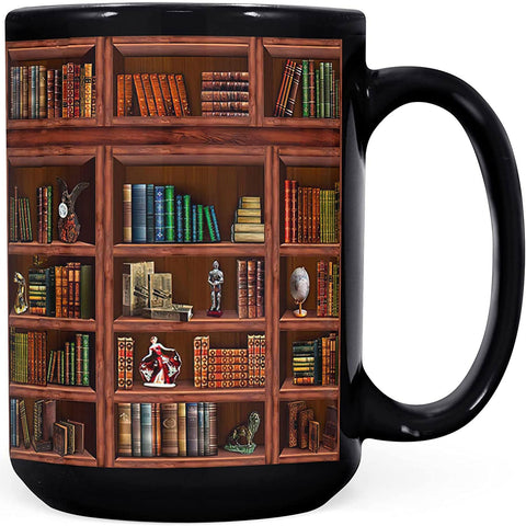 2IMT Books Mug with librarian-themed design for thoughtful book club gifts.