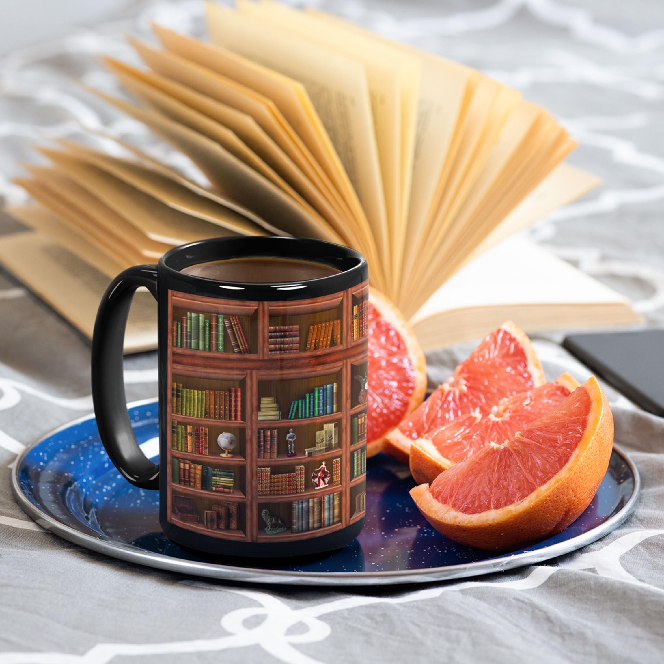 2IMT Books Mug microwave-safe print stays vibrant in daily use.