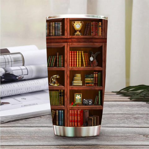 2IMT librarian gifts 20oz mug showcases library motif ideal for gifting.
