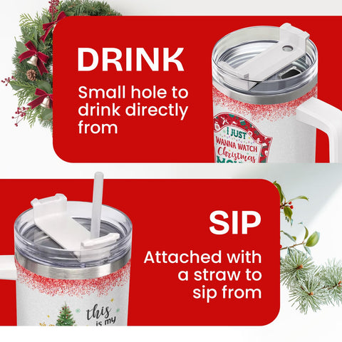 34HD double-wall insulated tumbler keeps drinks cold or hot for hours