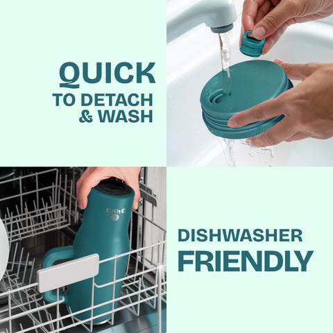 34HD removable parts enable thorough cleaning and maintenance.
