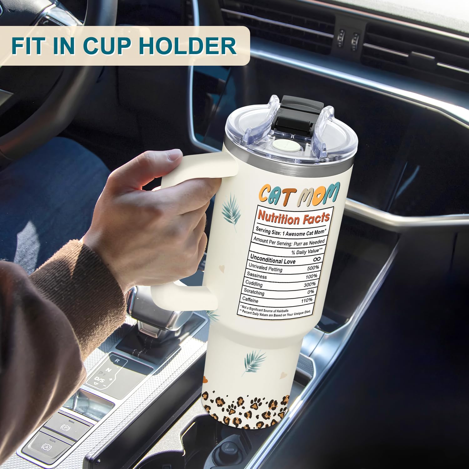 365FURY cat mom tumbler ready for daily use and gifting