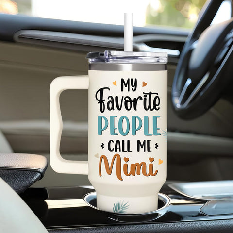 365FURY Mimi Gifts Grandmother fits most car cup holders on the go