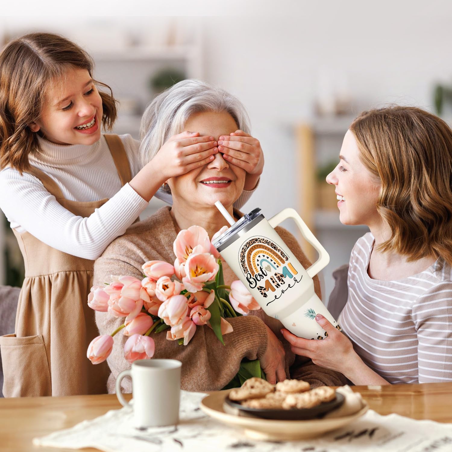 365FURY Mimi Gifts Grandmother double-wall insulation keeps drinks hot or cold longer