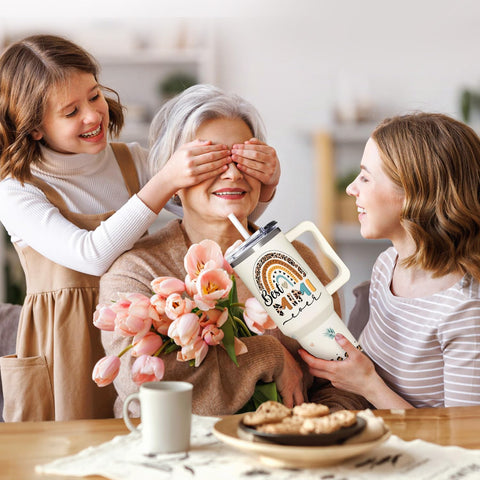 365FURY Mimi Gifts Grandmother double-wall insulation keeps drinks hot or cold longer