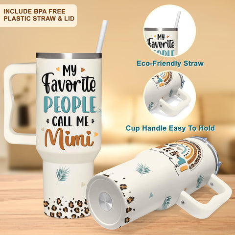 365FURY Mimi Gifts Grandmother straw included for easy sipping anywhere