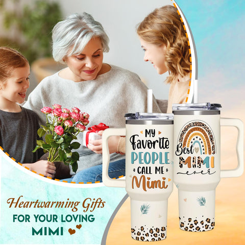 365FURY Mimi Gifts Grandmother lid close-up showing clear push-on lid for spill-free sipping