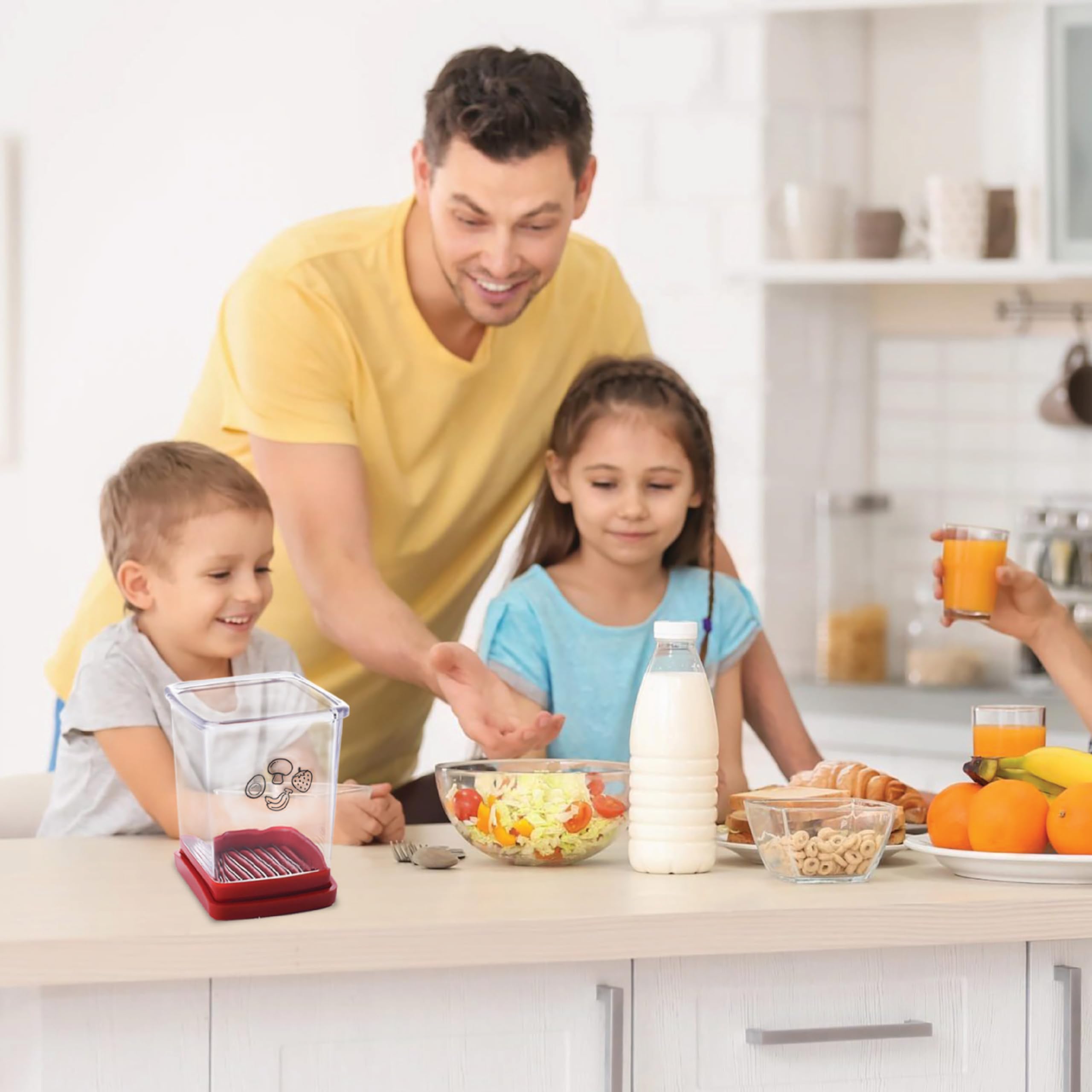 365Home cup slicer stainless steel build offers durable, long-lasting performance.