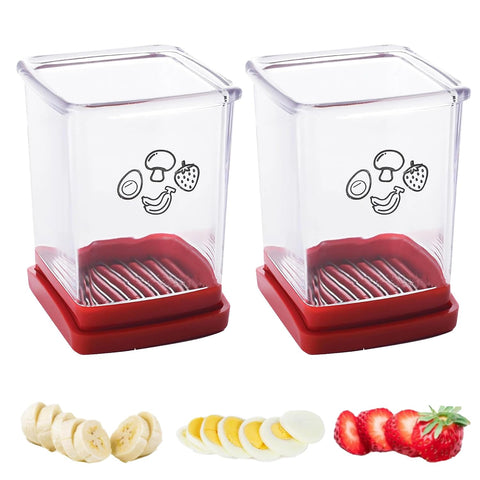 365Home cup slicer strawberry for fast, uniform strawberry slices.