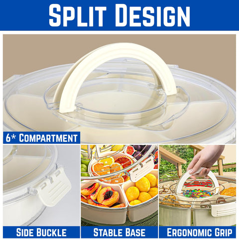 3 DUCKS Snackle Box perfect for picnics and travel.