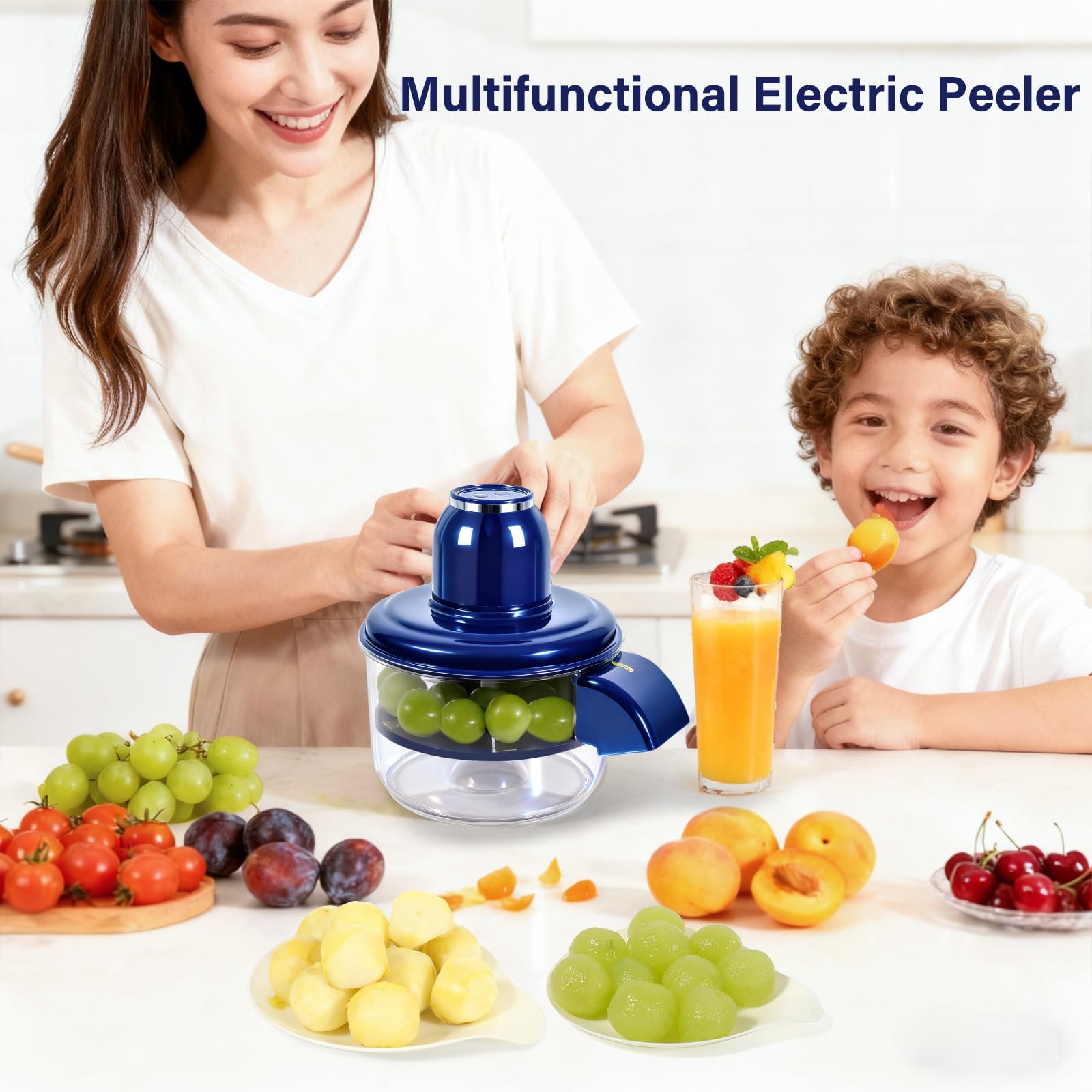 3DVASE blueberries peeler enables quick berry prep.