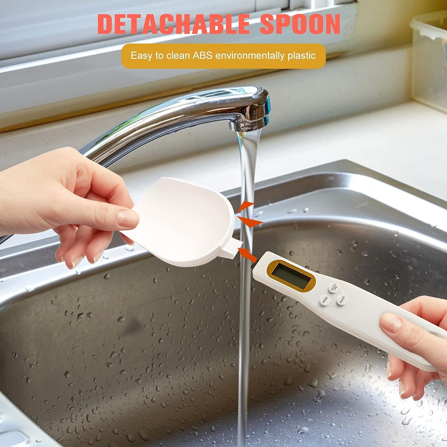3T6B Digital Spoon Scale includes 5/10/15/25/30ML markings for recipe prep.