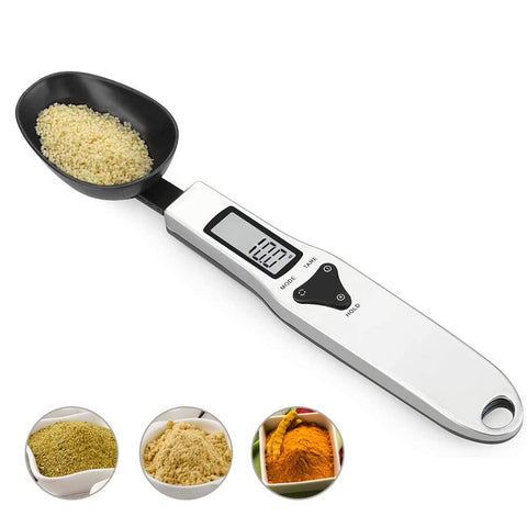 3T6B kitchen digital measuring spoon front view for precise ingredient weighing