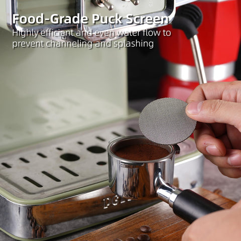 51mm Espresso Accessories Kit in-use at home café for cleaner workflow.