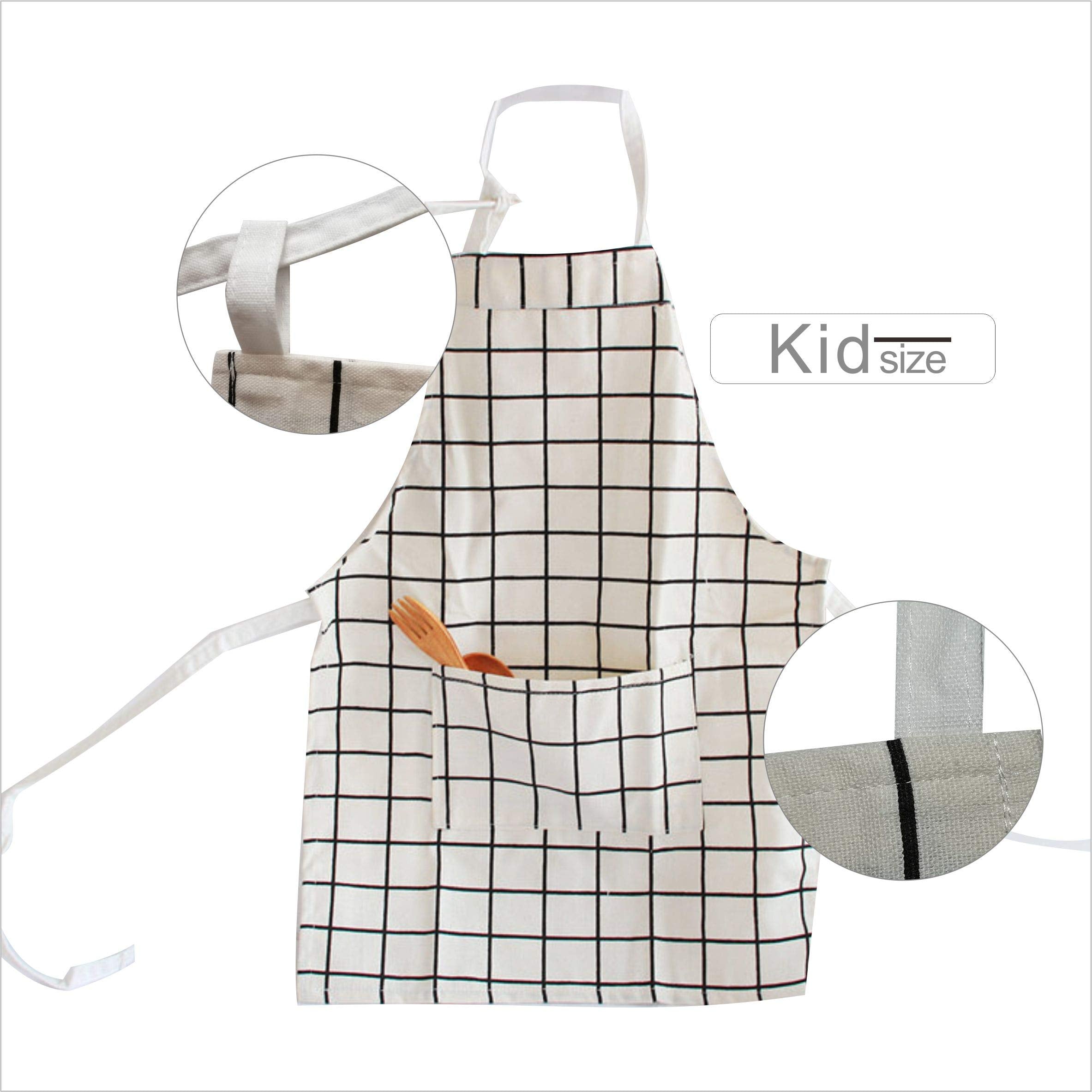 5star matching adult and kid aprons set for family baking sessions