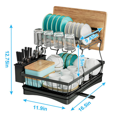 7-code rustproof metal construction supports heavy pots and pans securely.