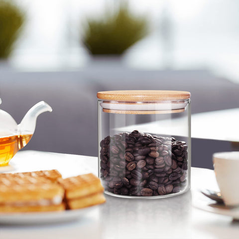 77L glass jar ideal for tea storage and organization