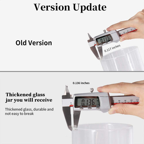 77L thickened glass jar for sturdy pantry storage