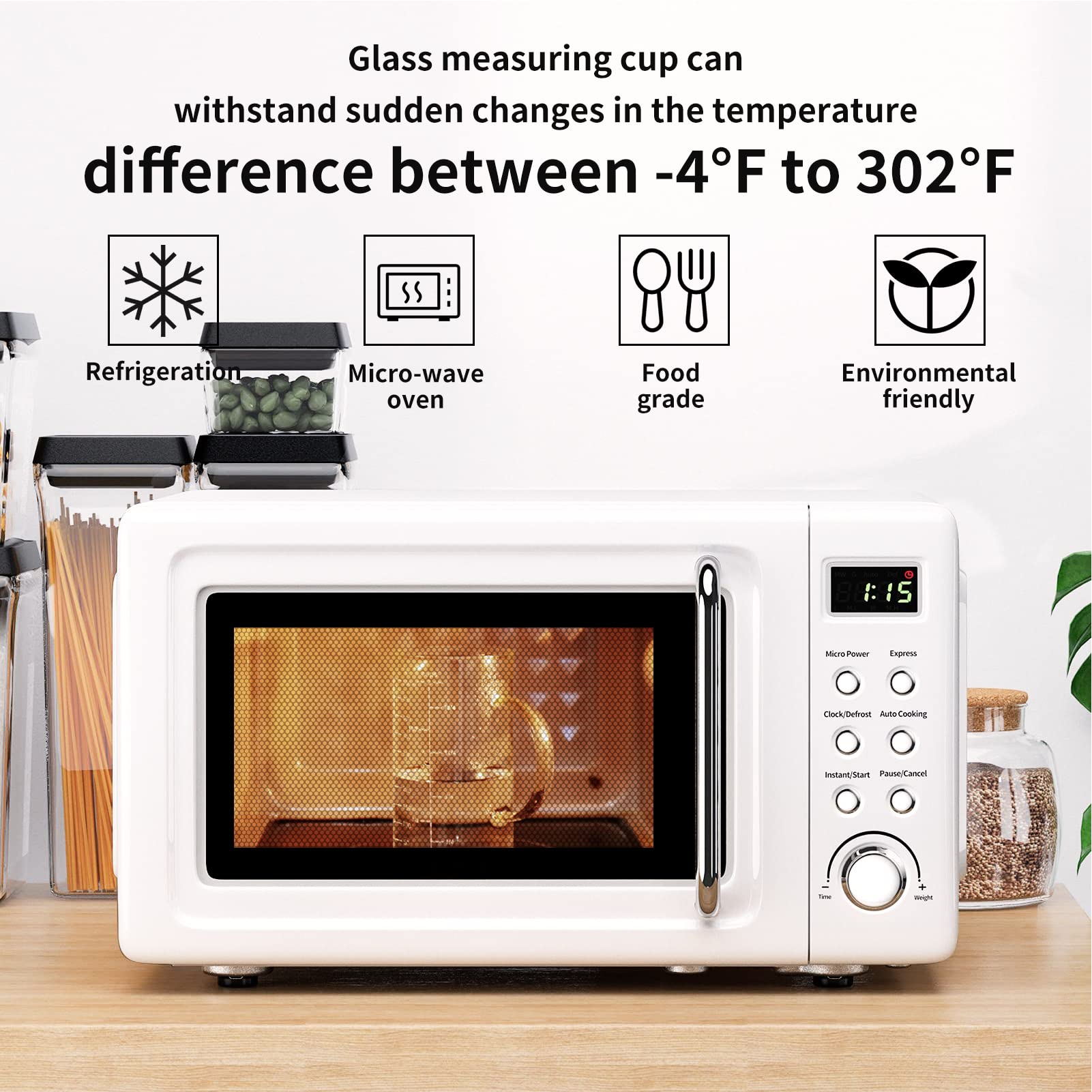 77L 1000ml capacity ideal for portion control and recipe accuracy.