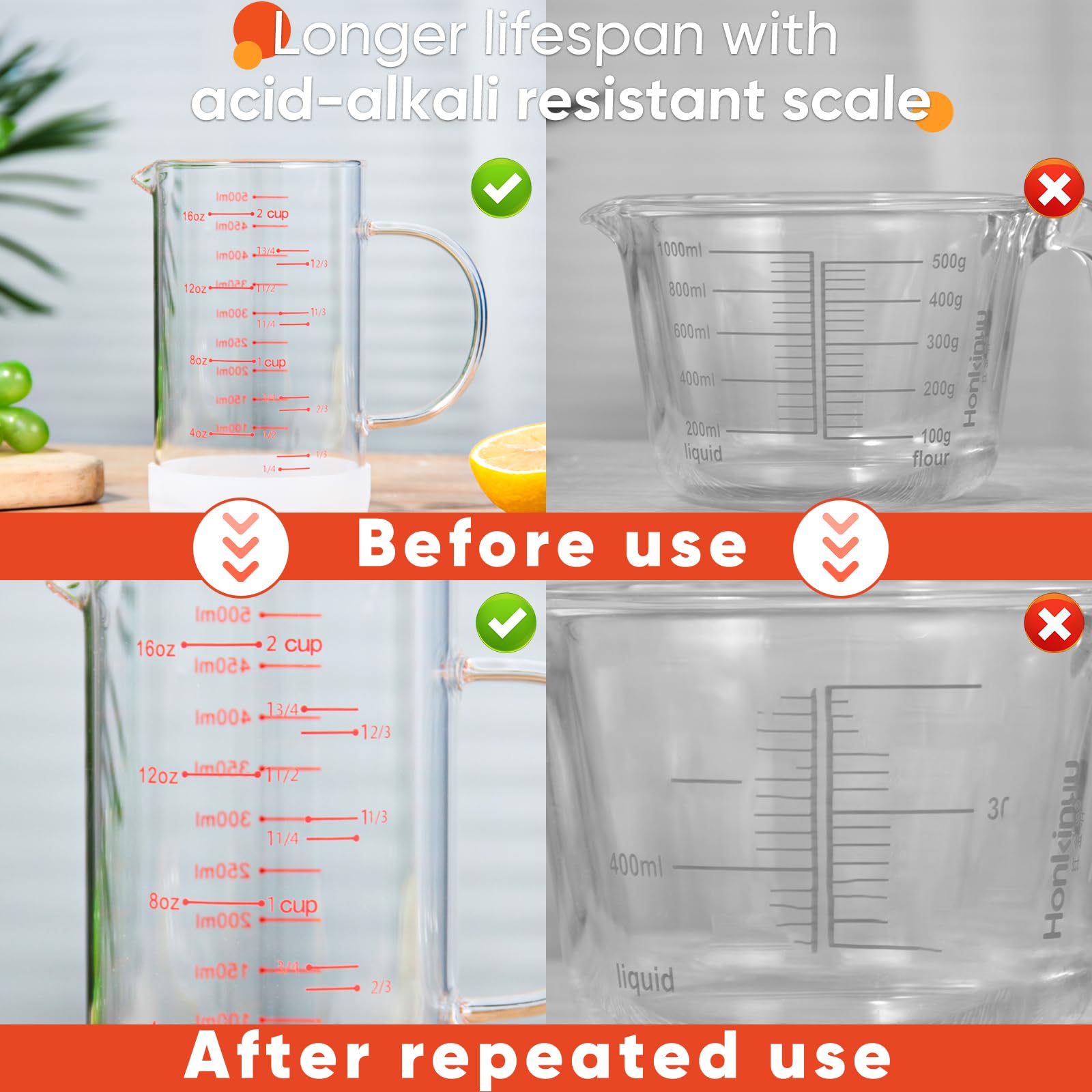 77L high borosilicate glass can handle heat and cold in daily kitchen use