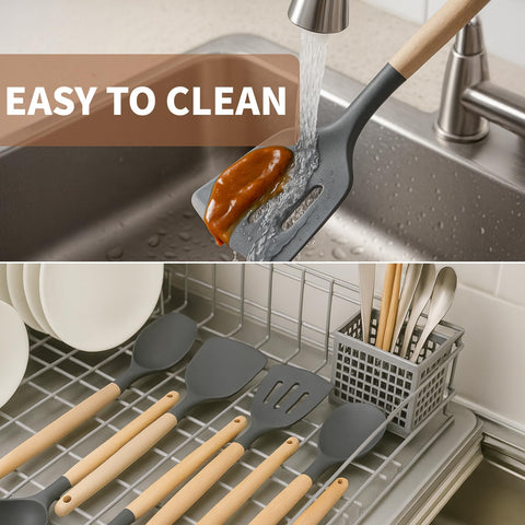 77L deep soup ladle ready for flavorful broths and soups.