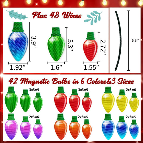 90shine blue bulb magnets reflect light, elevating holiday styling