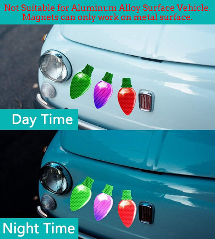 90shine green bulb magnets add festive flair to fridges or cars