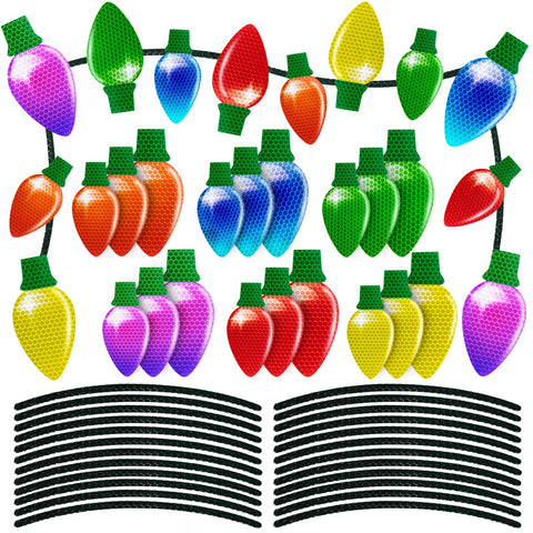 90shine red bulb magnets shine in sunlight for festive car decor