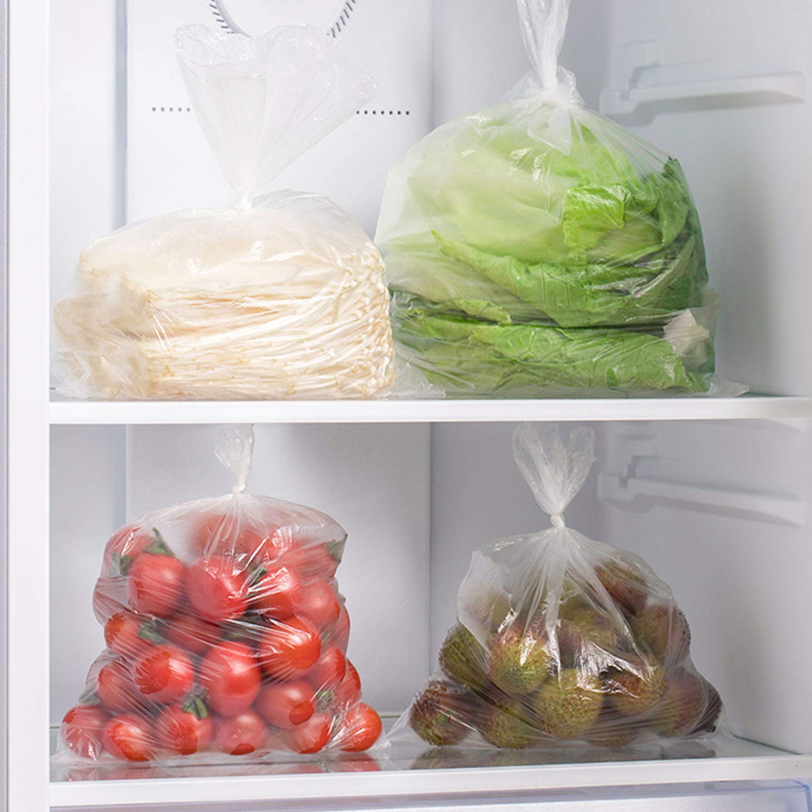 9527 Product 12x20 clear bag - perfect for produce, fruits, and vegetables.