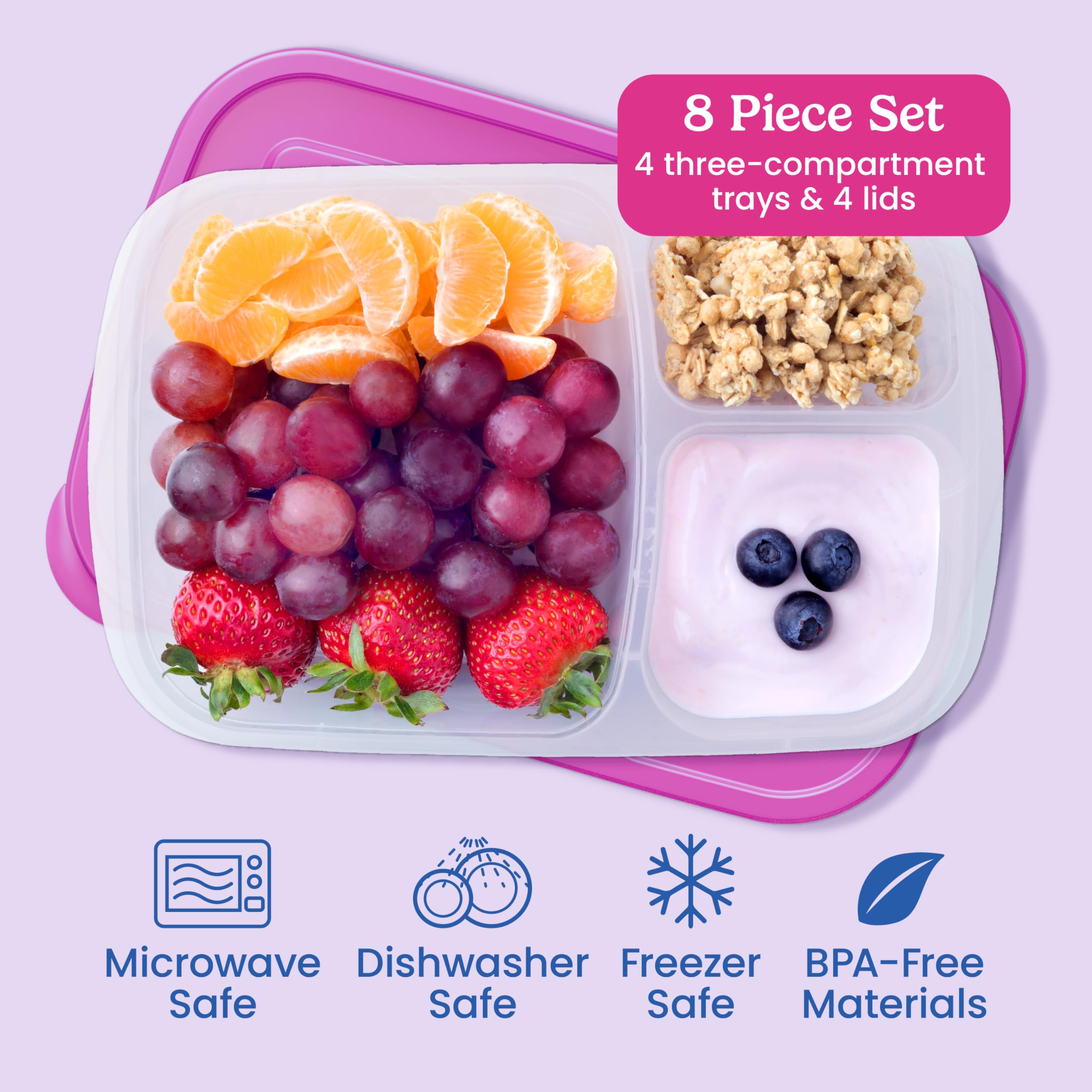 Bentgo Easyboxes tabbed lids open easily while sealing freshness during transport.