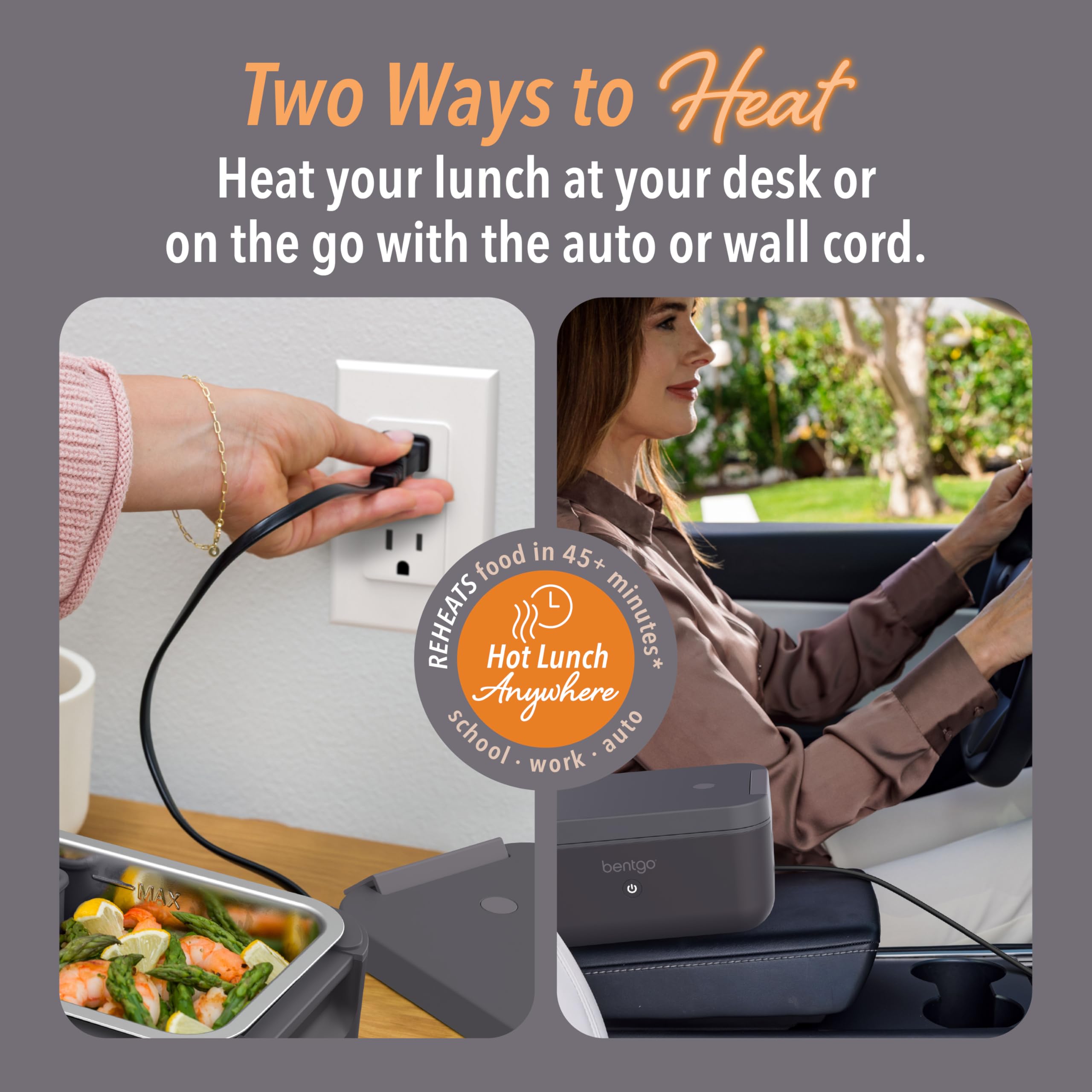 Bentgo Heat silicone lid seals freshness during transport.