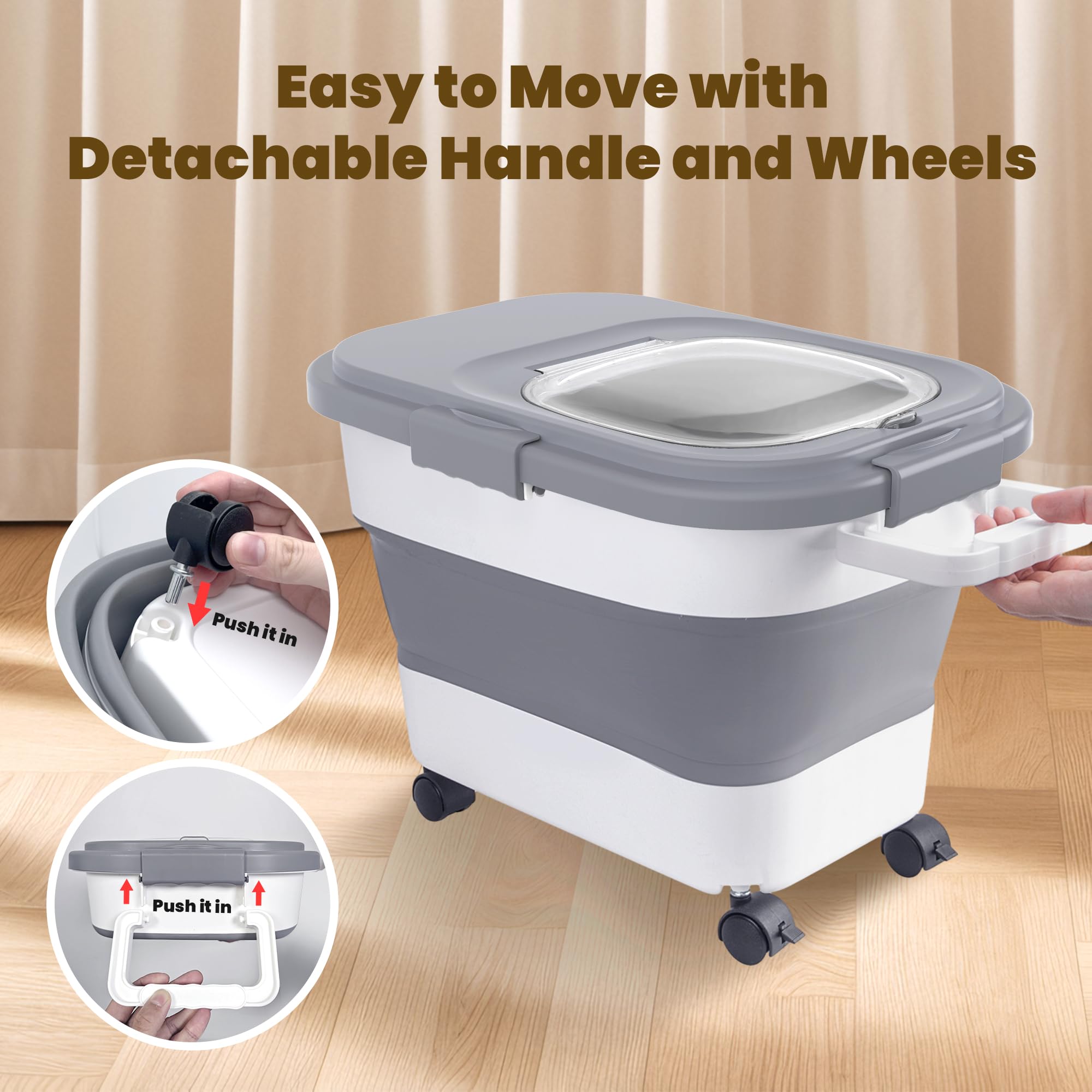 HOYTAMDAR desiccant slot in lid helps maintain dryness.