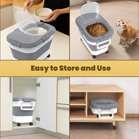HOYTAMDAR small bin and scoop included for organized dispensing.