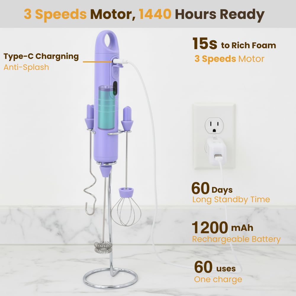 Stainless steel stand by VOMELON offers stylish, convenient storage.