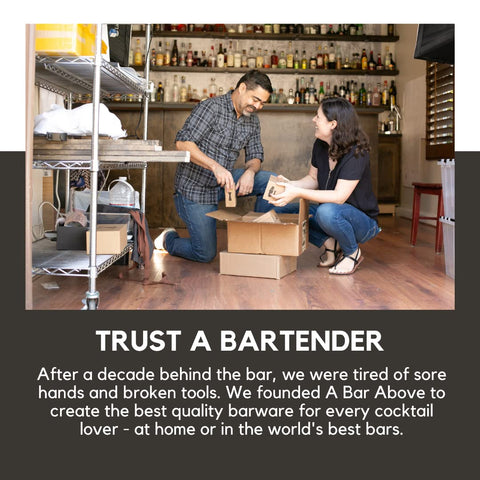 A Bar Above bar spoon set ideal for shaker or pint mixing.