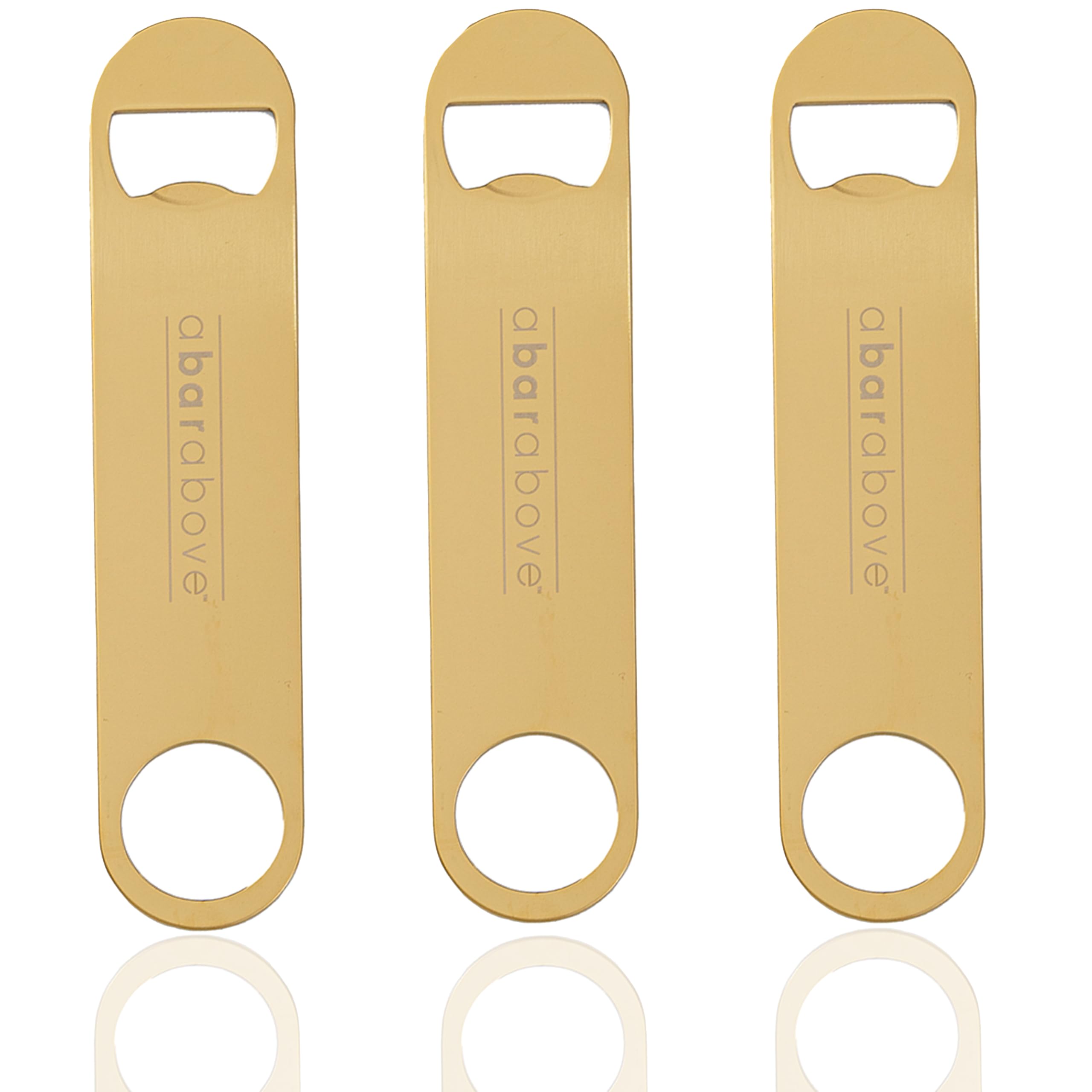 A Bar Above heavy-duty bar blade bottle opener shows durable construction for high-volume service.