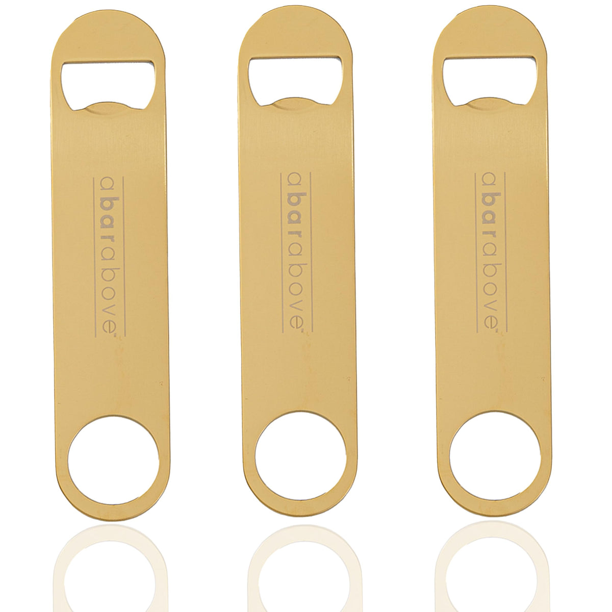 A Bar Above heavy-duty bar blade bottle opener shows durable construction for high-volume service.