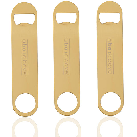 A Bar Above heavy-duty bar blade bottle opener shows durable construction for high-volume service.