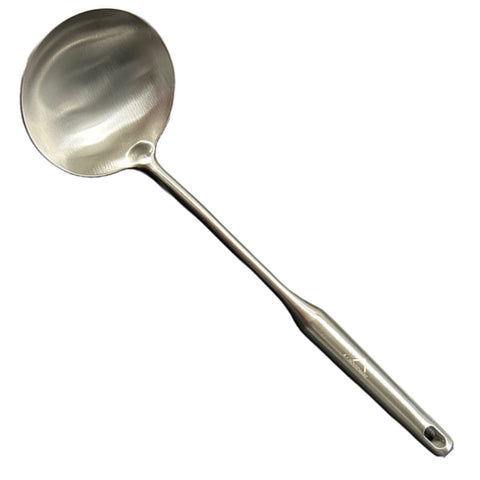 A · HOUSEWARE soup ladle in 304 stainless steel for durable serving.