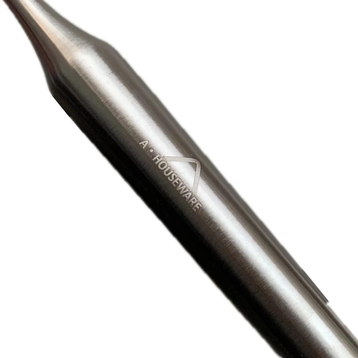 A · HOUSEWARE mirror-polished finish adds modern style to serving tools.