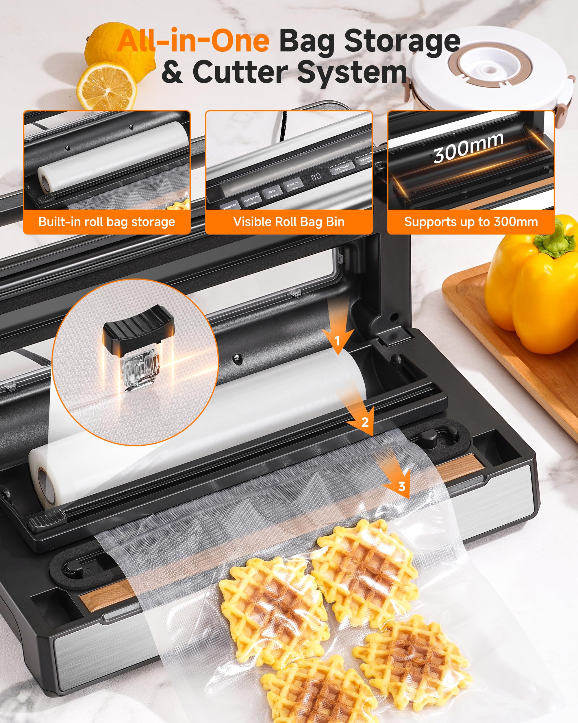 AAOBOSI ergonomic one-hand operation for quick seals.
