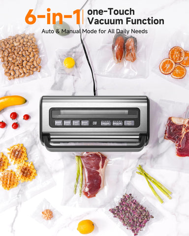 AAOBOSI vacuum sealer with accessory hose for versatile use.