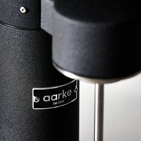 Aarke Carbonator III CO2 compatibility implies flexible carbonation options.