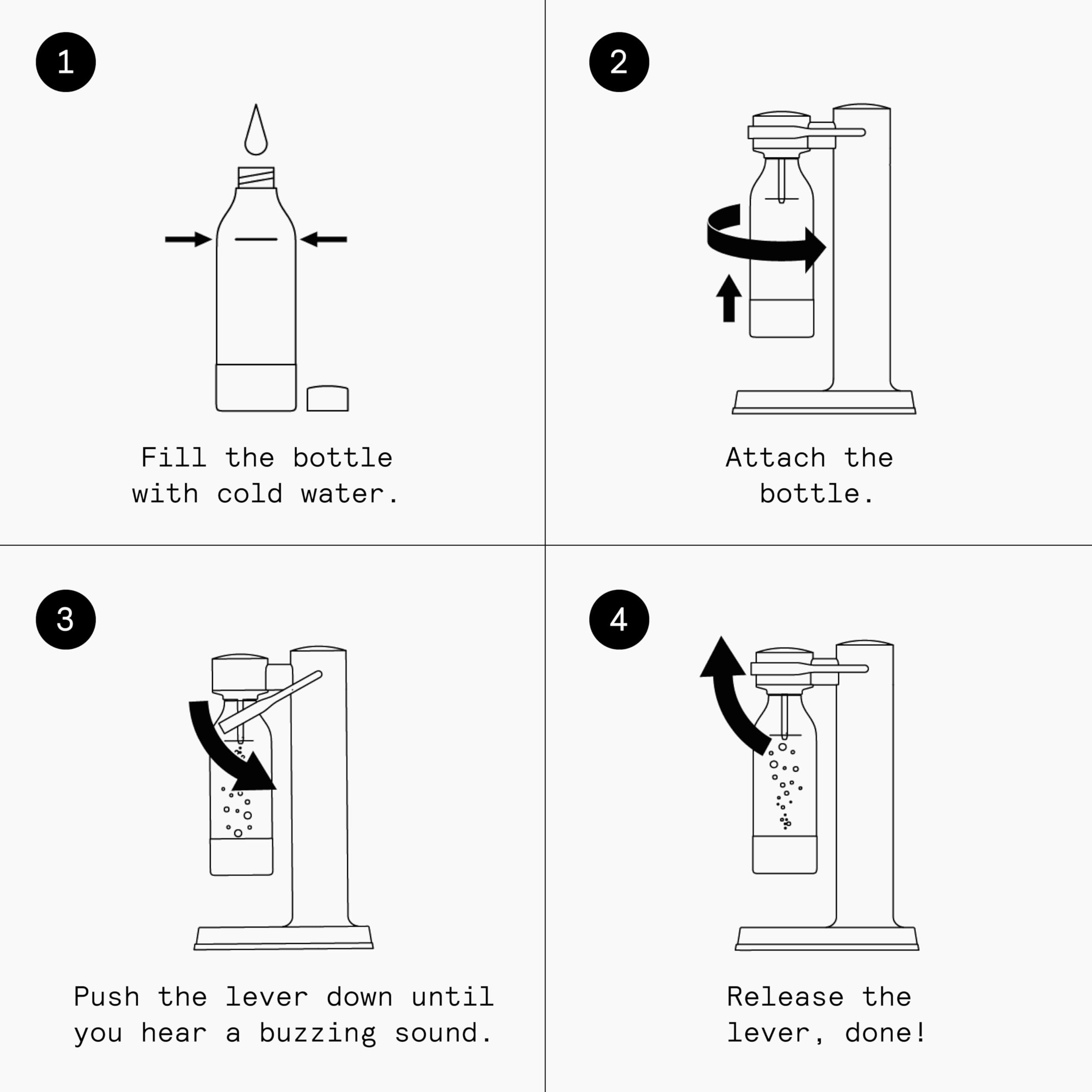 Aarke on countertop displays matte black finish, blending with modern kitchen decor.