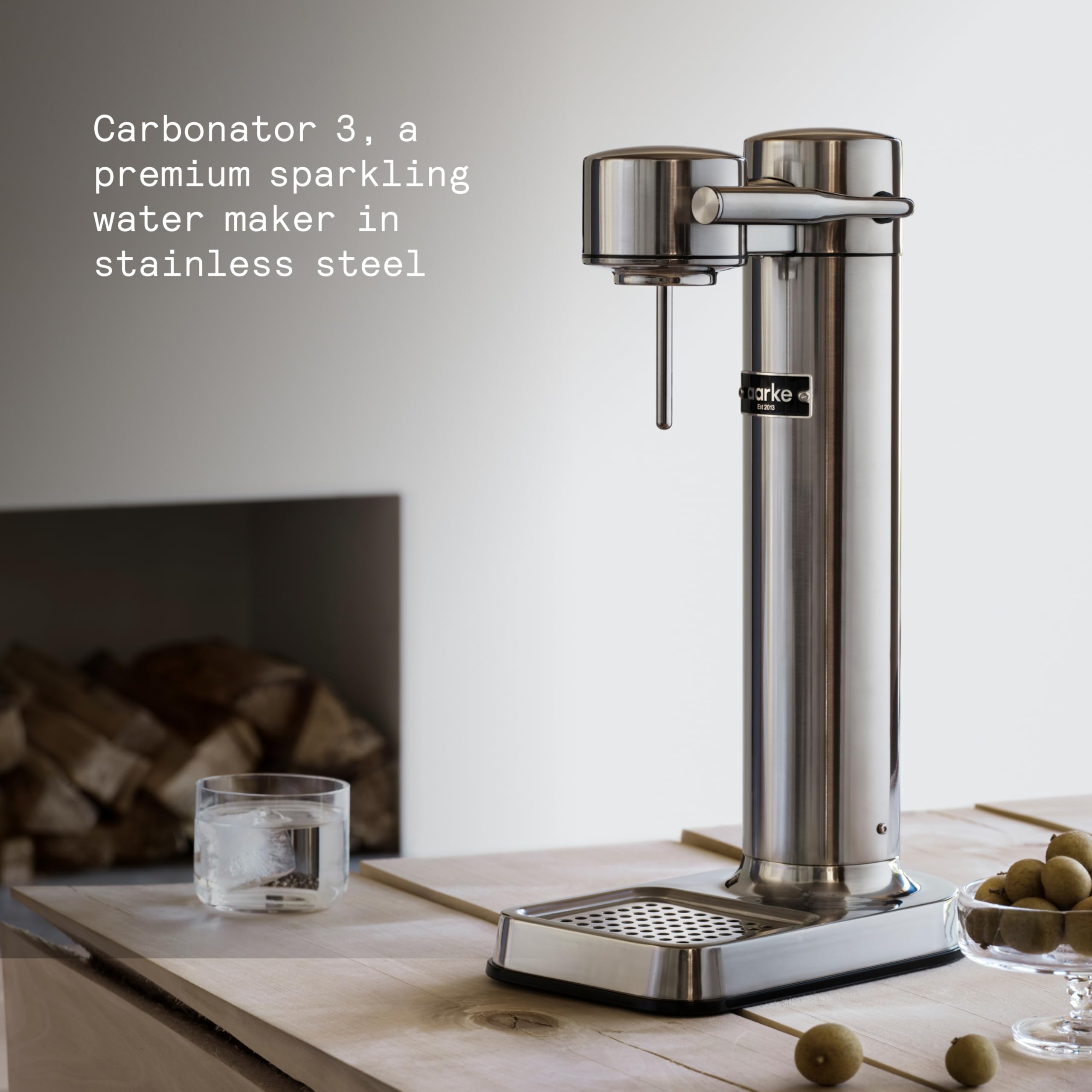 Aarke Carbonator III PET bottle included for BPA-free home carbonation