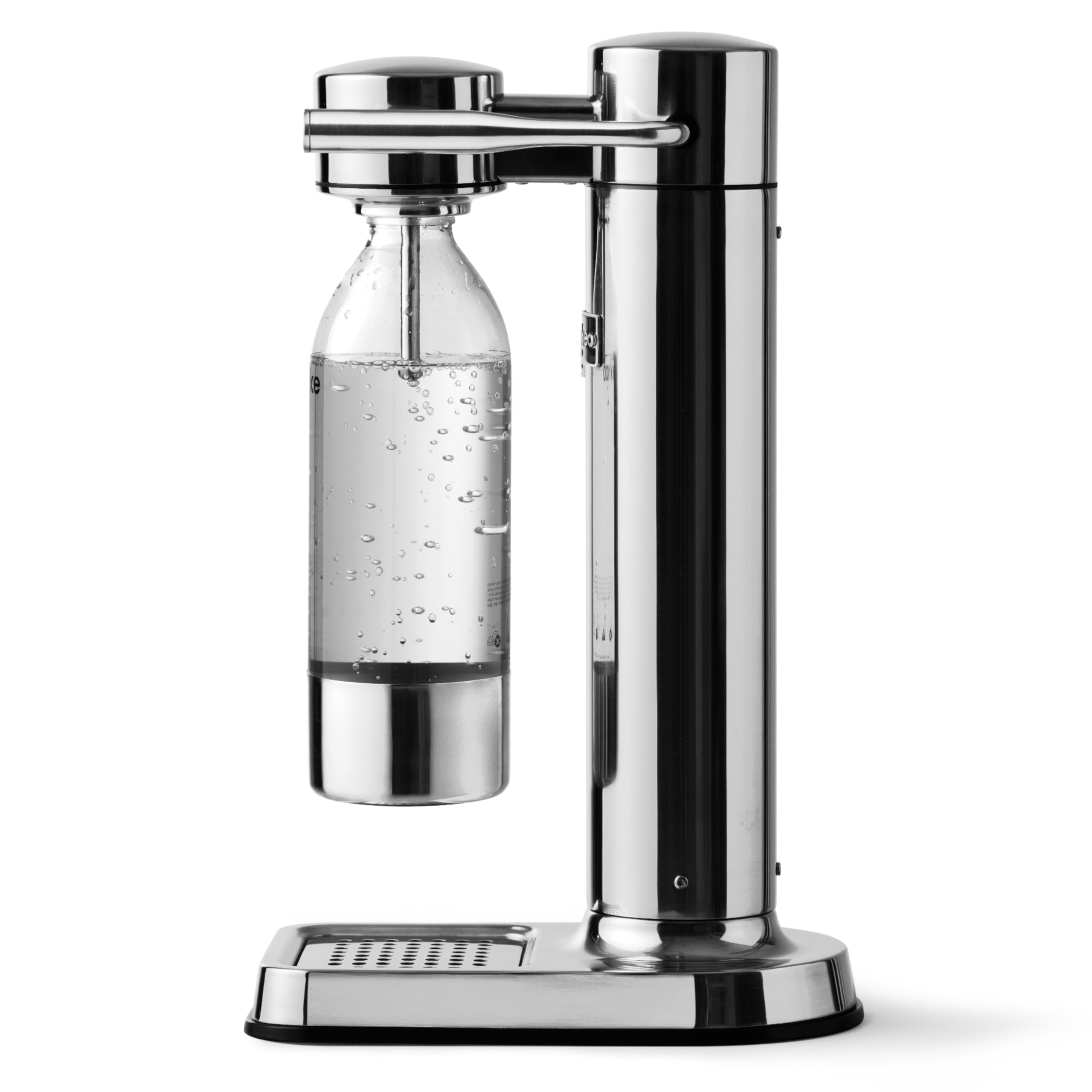 Aarke Carbonator III precision nozzle close-up for smooth, controlled carbonation