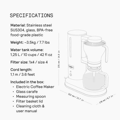 Aarke automatic drip-stop in action for controlled pours.
